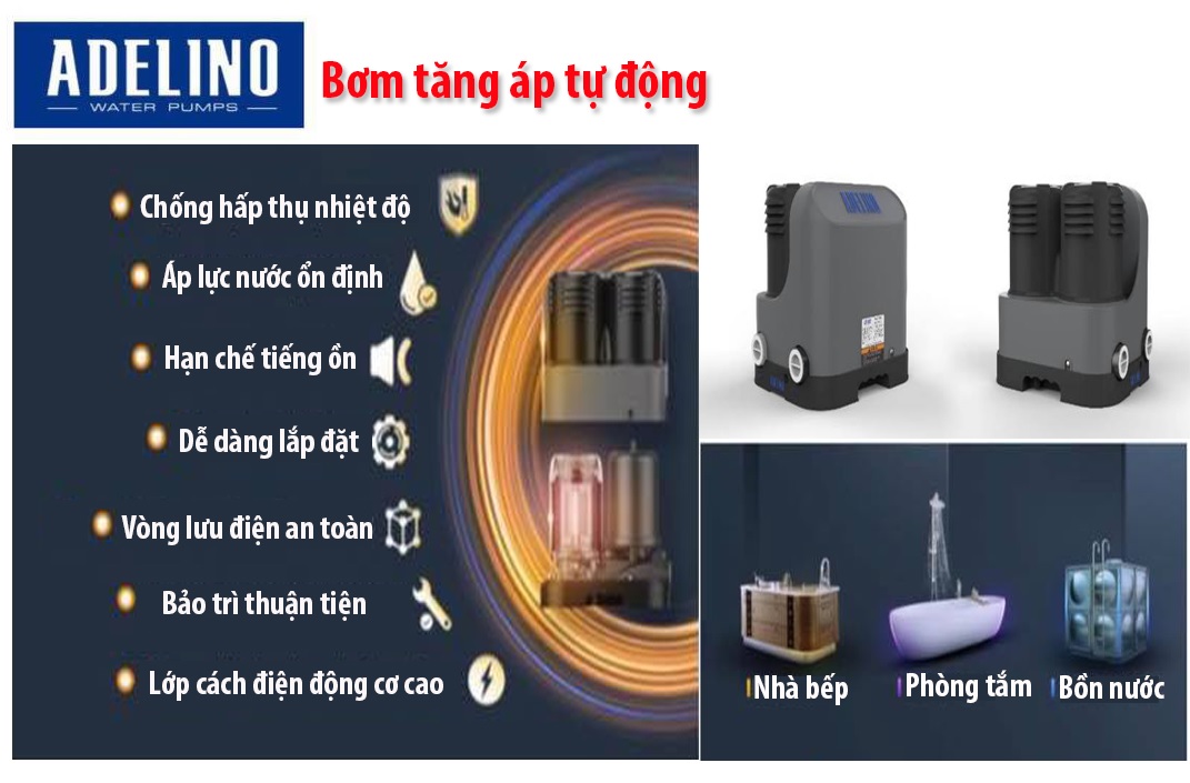 Bơm tăng áp tự động